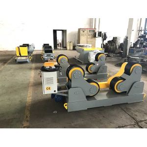 Hand Box Control Self Aligning Pipe Welding Rollers Welding Rotator For Pressure
