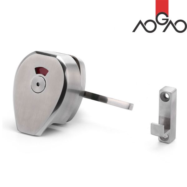 Buy Stainless Steel 304 Toilet Cubicle Hardware with Hinged Customizable Color f at wholesale prices