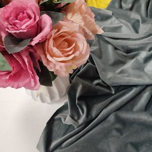 150D 210gsm Holland Velvet Fabric Plain Upholstery