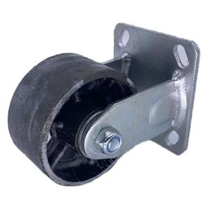 High Temp Casters Rigid Cast Iron Castor Wheels 150MM