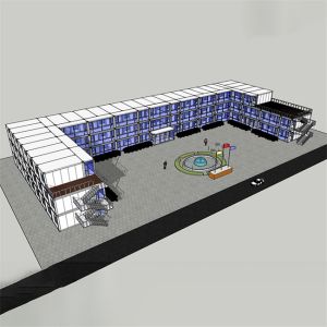 Flat Pack Modular Foldable Prefabricated Home Villas Office Luxury Detachable