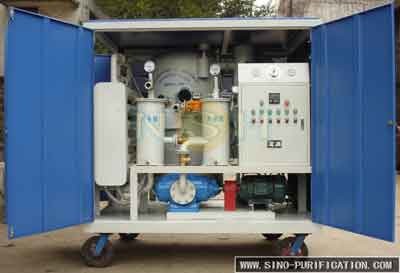 3000L / H Vacuum Transformer Oil Purifier Double Stage Dehydration With Explosion Proof