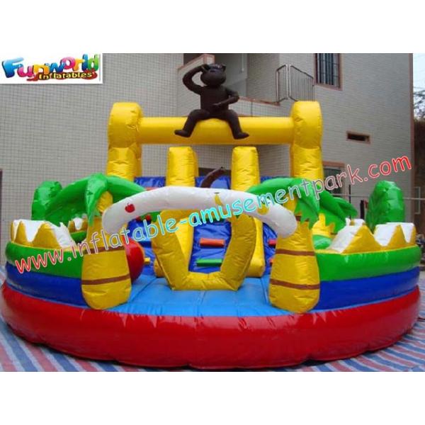 Buy Outdoor Kids 1000D, 18 OZ PVCTarpaulin Inflatable Amusement Park Games for Re - sale at wholesale prices