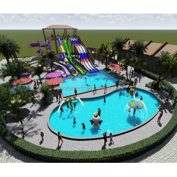20000 SQM Aqua Park Design Master Plan Custom Water Theme Park Design for Resorts