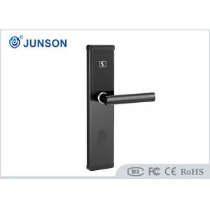 China Black SS201 IC Card Left Open RFID Hotel Locks Alkaline Battery on sale