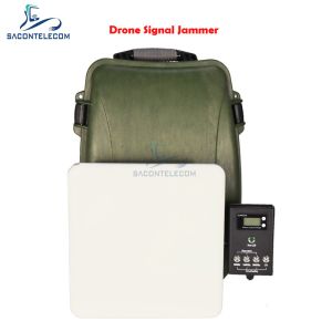 Backpack Drone Signal Scrambler Wide Frequency Coverage VSWR Max 200w 1500m