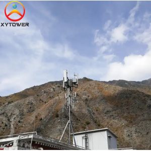 Self Supporting Hot Galvanized Steel Pipe Telecommunication Rooftop Antenna