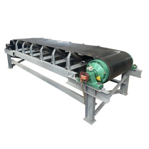 Horizontal Conveyor Belt Machine Ajustable Speed 500MM Width