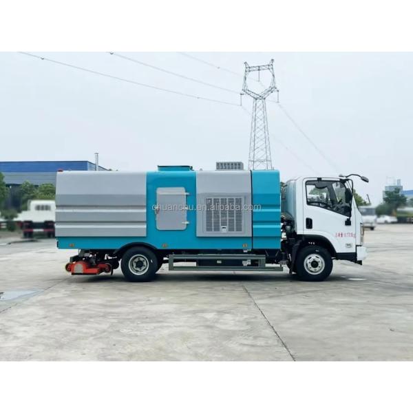 Pure Electric Vacuum Sanitation Cleaning Truck Dongfeng Sweeper Truck