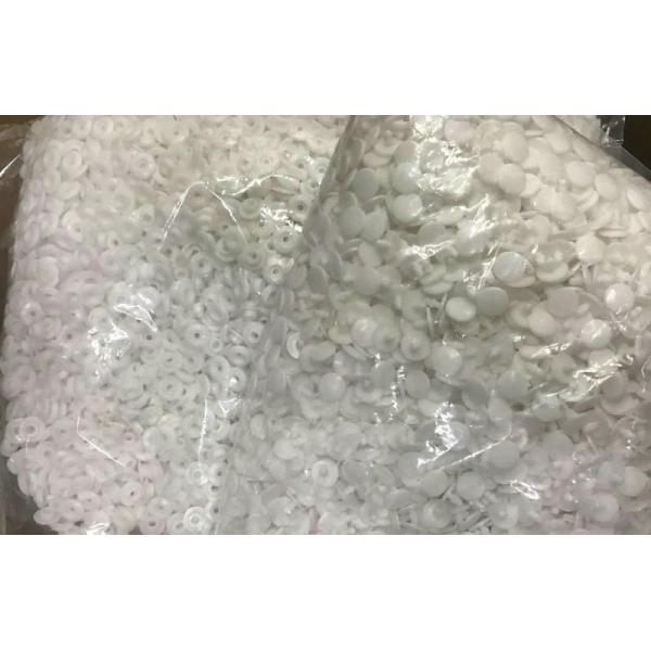 wholesale 4 parts lower price plastic snap fastener 10mm 12mm white plastic snap button for PVC bag
