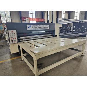 Advanced Chain Feeding 2 Color Corrugated Board Flexo Printing Rotary Slotting