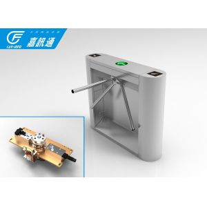Quality Fingerprint Office Turnstile Gate Systems , Smart Speed Tripod Security Gates for sale