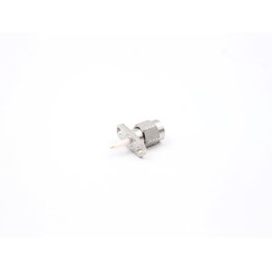 RF Connector Stainless Steel 2.4mm Male Flange Mount