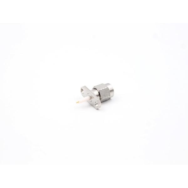 Buy RF Connector Stainless Steel 2.4mm Male Flange Mount at wholesale prices