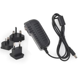 9V 1A Interchangeable Wall Mount Adapter With Polycarbonate Enclosure