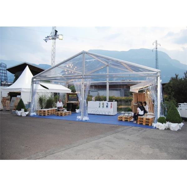 Royal Long Life Temporary Canopy Outdoor Party Tents With 10m X 25m Colorful Linings Curtains