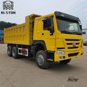 China Used Sinotruk Howo Dump Trucks 375hp Left Hand Driving on sale