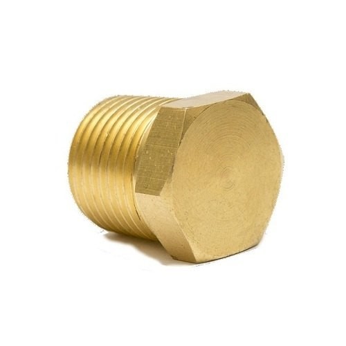 Buy Hexagonal Brass Hex Head Plug Zinc Plated at wholesale prices