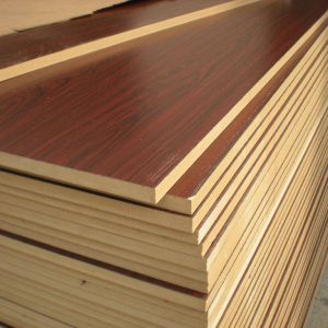 Customized 18mm 4x8 Mdf With Melamine Film Sheet For Furniture And Kitchen