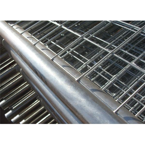 Hot Dipped Galvanized Temporary Fence For Building Sites Weather Resistance
