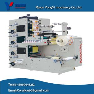 High Speed Adhesive tape flexographic label printing machine