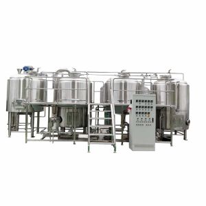 Industrial Brewing Equipment 25BBL Large Scale Brewing With Steam / Gas Heating