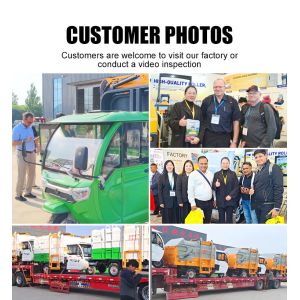 Special Vehicle Small Three-Wheeled Trash Truck Electric Compressed Garbage
