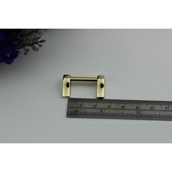 Fashion bag light gold color zinc alloy metal fitting 20 mm arch bridge for purse