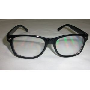 holospex holiday 3d fireworks glasses light diffraction plastic frame