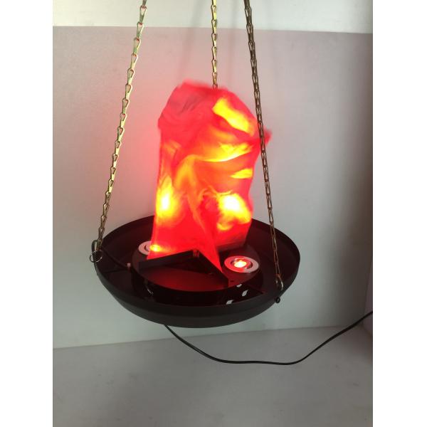 Buy red led silk macrocosmos   flame light with iron shell at wholesale prices