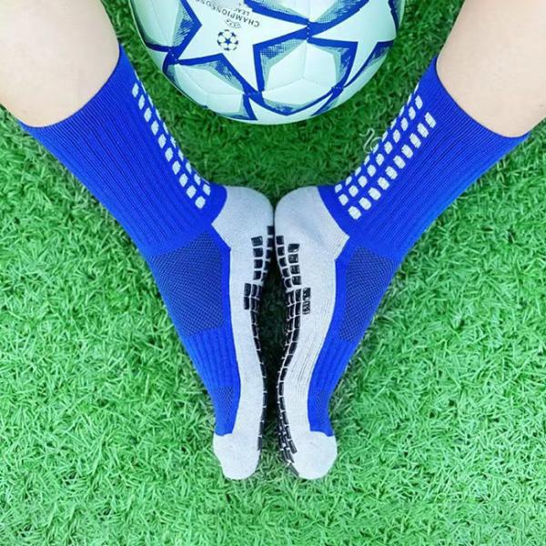 Colorful Football Cushioned Compression Socks Unisex Anti Slip Crew Soccer Socks