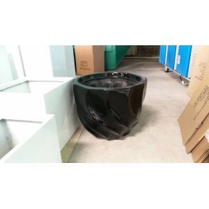 Large Stock Fiberglass Plant Pot Fiberglass Flower Planters Matte Glossy