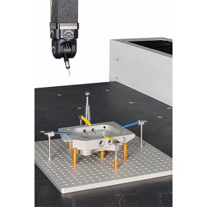 Aluminum CMM Fixture Components Tension Spring Supporting Rods