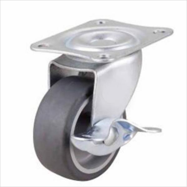 Buy 2 inch gray TPR rubber caster wheels at wholesale prices