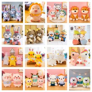 Plush Fabric Stuffed Cartoon Animal Toys For Promotion
