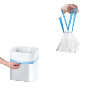 Colorful Drawstring Rubbish Bags Bin Liner for 5 13 30 39 Gallon Garbage Plastic