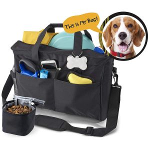 Polyester Dog Training Treat Bag With Adjustable Padded Shoulder Strap