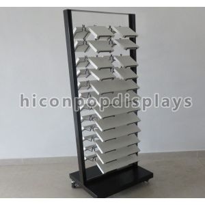 Acrylic Floor Tiles Display Racks