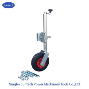 Galvanised 500lbs Marine Swivel Trailer Jack With Pneumatic Wheel