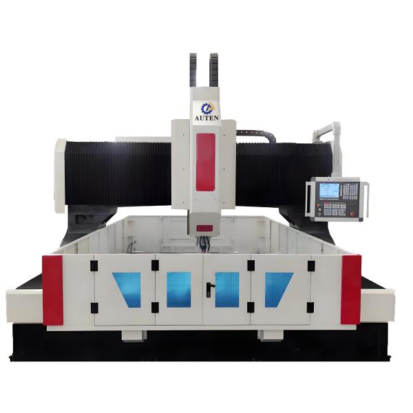 11KW/15KW Servo Spindle Motor Power CNC Gantry Drilling And Milling Machine 28mm T-Slot Width