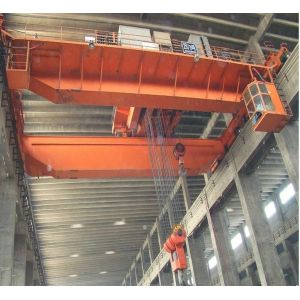 Steel Plant Double Girder Overhead Travelling Crane Easy Operated