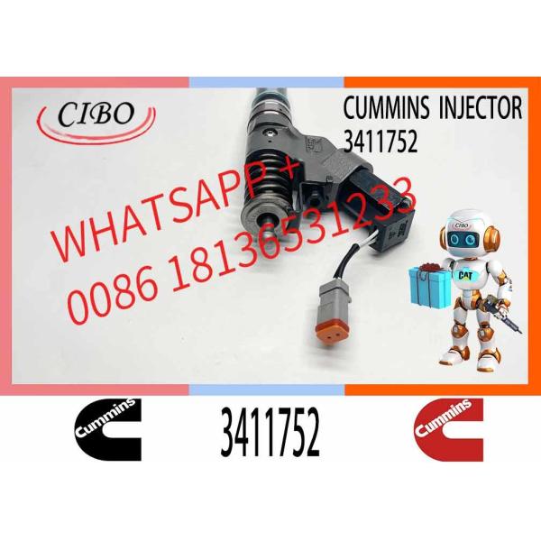 Excavator Parts Fuel Injector Assy Construction Machinery Parts 3411752 Injector For CUMMINS ISM QSM M11 Engine