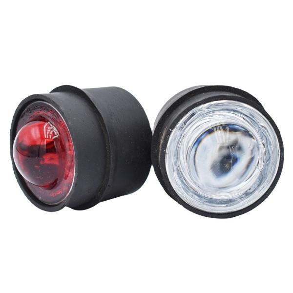 Buy High Reflection Small Glass Road Stud Reflective Road Stud Solar Flashing Light Cat Eyes at wholesale prices