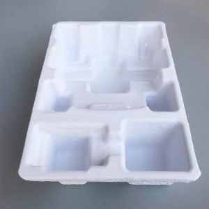 Degradable Environmental Friendly Dry Pressure White Sugar Cane Pulp Router Tray