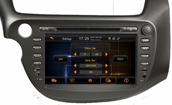 Car video player for Honda Fit 2009-2011 with car iPod mp3 TV OCB-8038