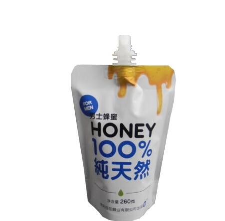 Buy Custom Size Standing Up PET Exquisite Printing Pastic Spout Bags at wholesale prices