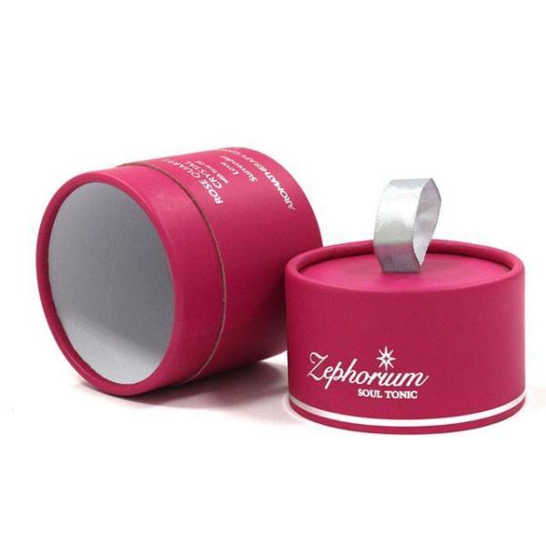 Premium Hot Sell Eco Friendly Paper Jar Round Tube Box For Candle Packaging Custom Logo