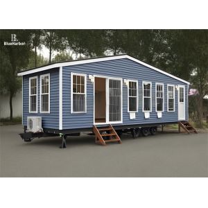 Mobile Prefabricated Tiny Houses Customized With Galvanized Steel Frame