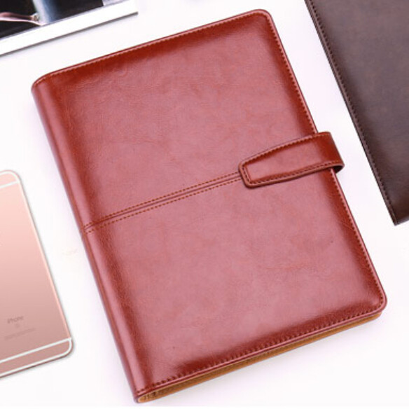 Buy Day Time Ring Binder Organizer Lined Inner Grid Page Magnetic Closing Customized Color at wholesale prices