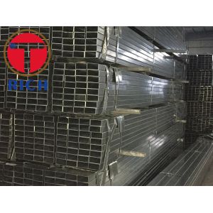 Galvanized Coated Elded Steel Pipe Mechanical Construction Welded Square Steel